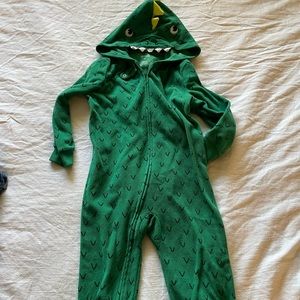 Footless 3t Dino pajamas